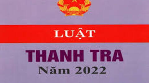 LUẬT THANH TRA  2022